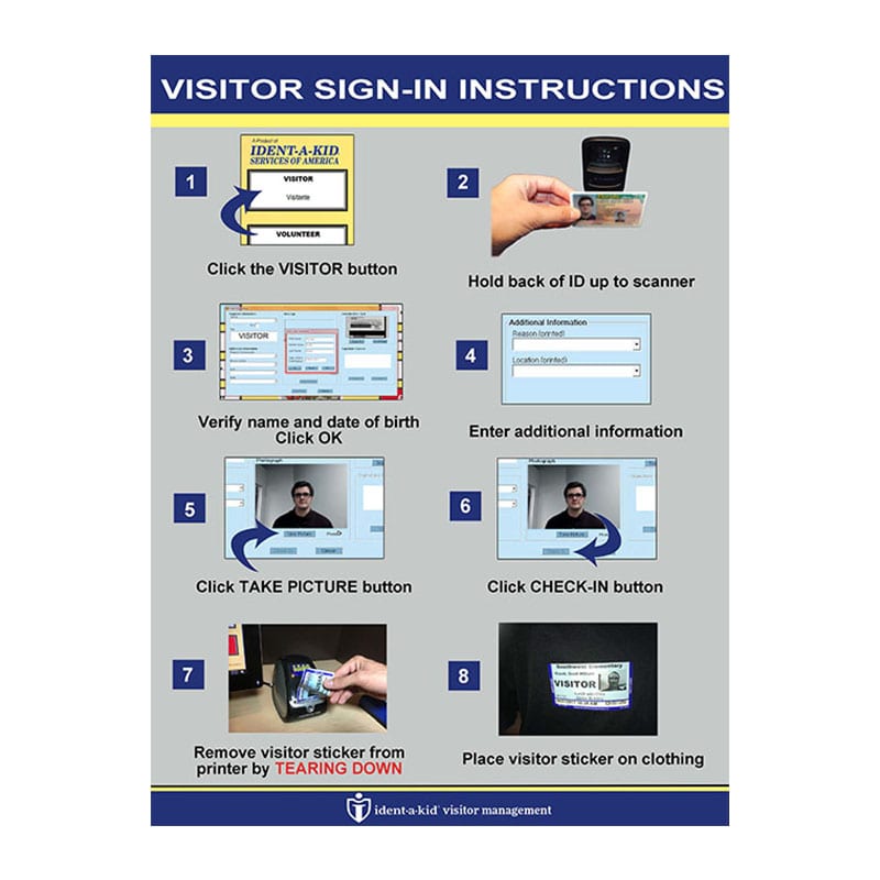 Visitor Check In Sign